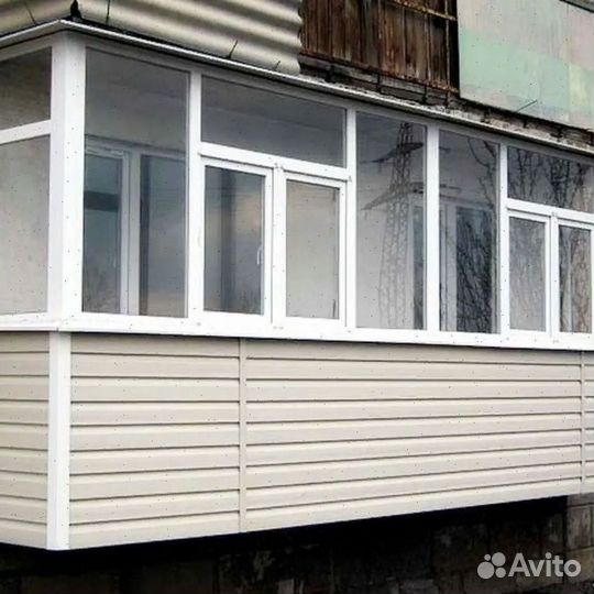 Балкон пластик под ключ