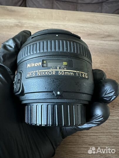 Объектив nikon 50mm f 1.4