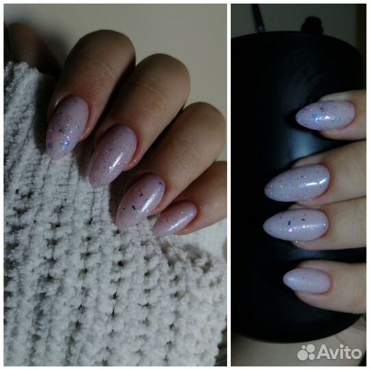 Маникюр наращивание ногтей гель лак
