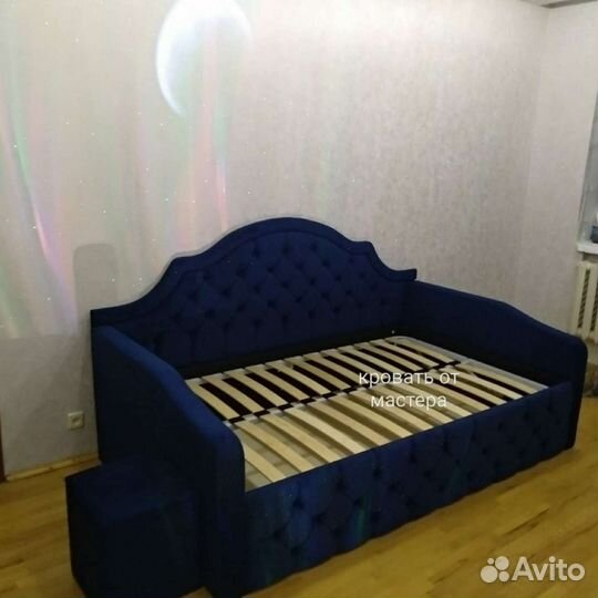 Детская кровать диван с мягкими бортиками