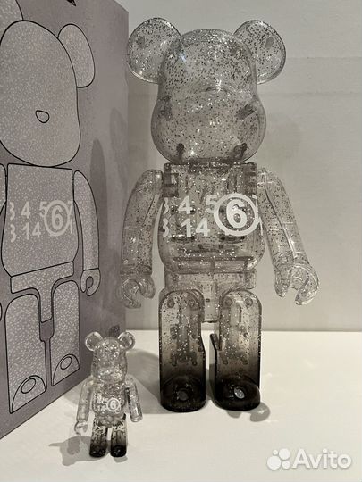 Bearbrick X Maison Margiela mm6 28+7 см оригинал