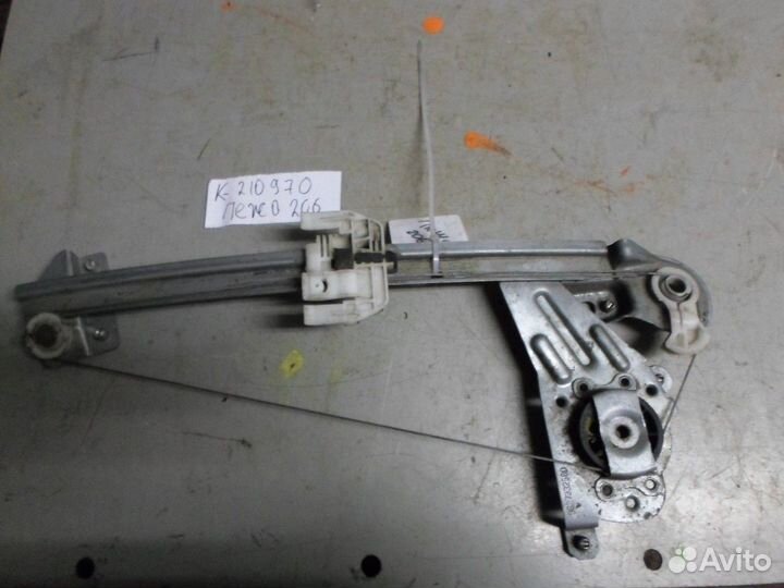 Стеклоподъемник задний левый (Peugeot 206)