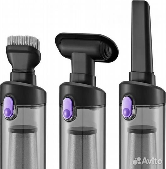 Ручной пылесос (handstick) KitFort KT-5293, 120Вт, черный/фиолетовый