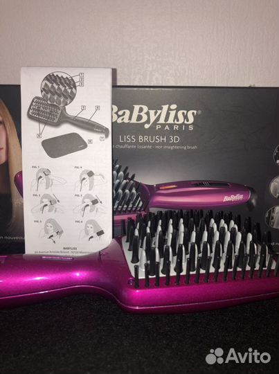 Расческа-выпрямитель Babyliss Brush 3D