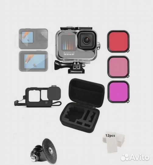Набор аксессуаров для GoPro Hero 9 / 10 / 11 новый