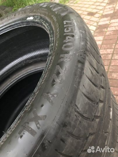 Continental PremiumContact 6 SSR 275/40 R22 и 315/35 R22