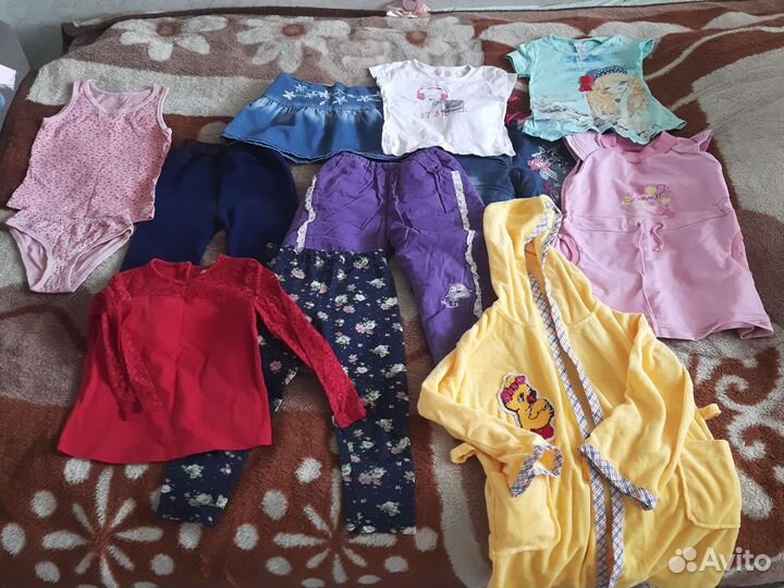 Пакет вещей для девочки 92-98 примерно