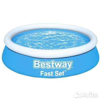 Бассейн надувной Fast Set, 183 x 51 см, Bestway
