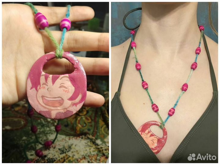 Этнические украшения из глины (бохо)