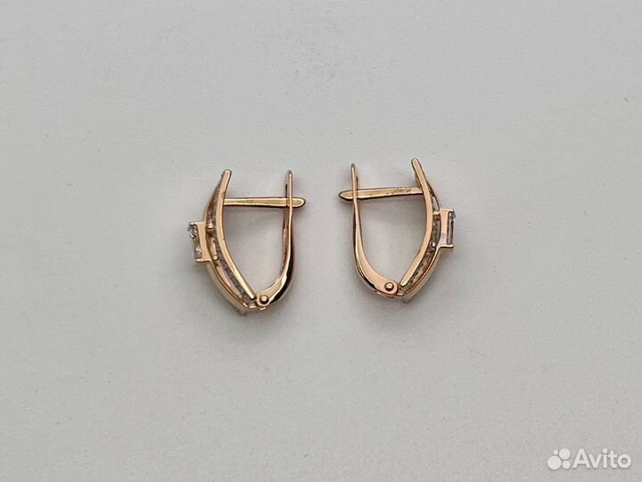 Золотые серьги 585 пробы