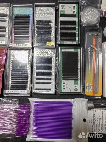 Всё для ресниц кушетка, лампа, расходники