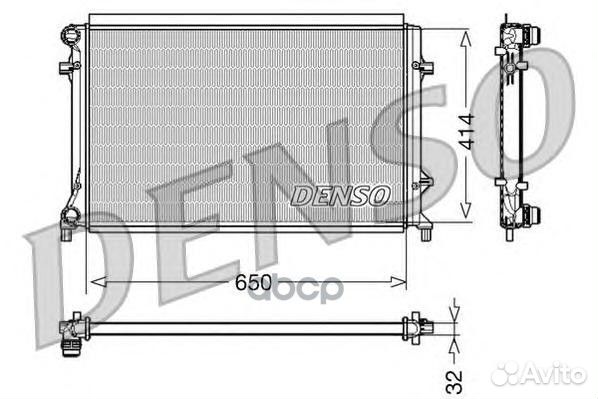 Радиатор 650x414 DRM32016 Denso