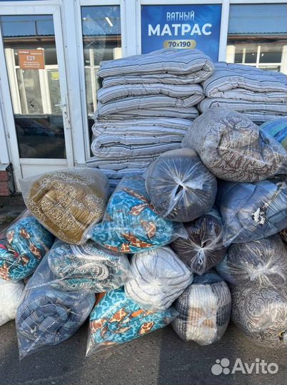 Ватные матрасы тик армейские