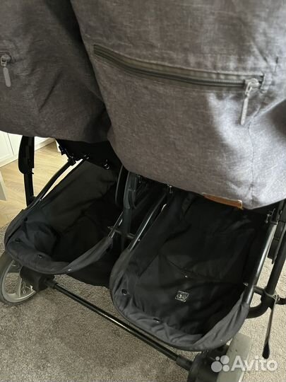 Коляска для двойни б/у