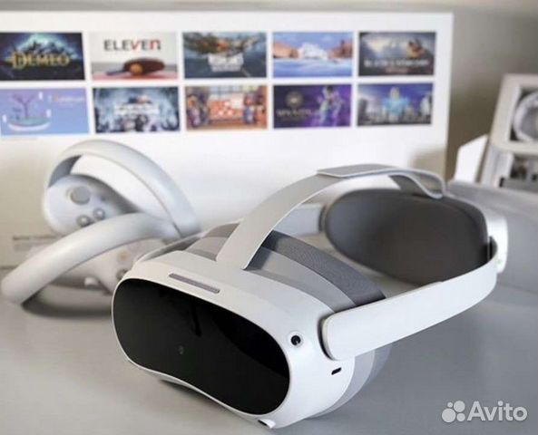 Новый VR шлем Pico 4 128/256 gb, под ключ с играми