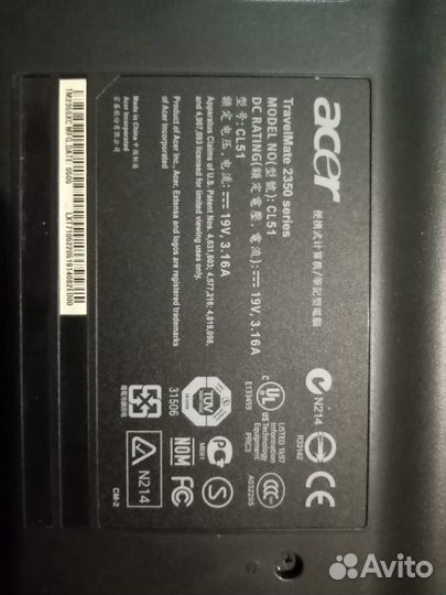 Ноутбук acer