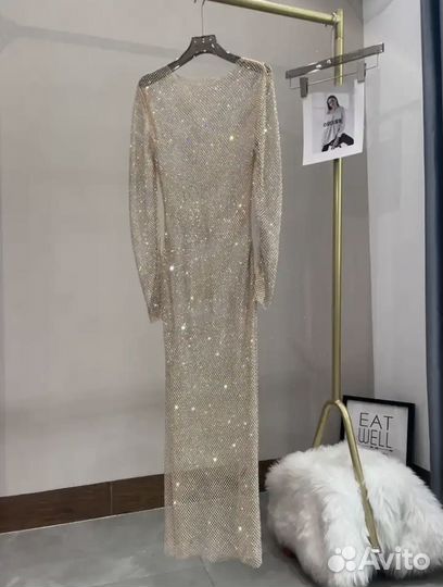 Платье сетка со стразами аренда/покупка