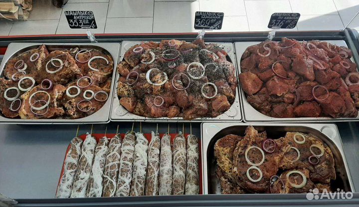 Маринованое мясо, Готовый шашлык