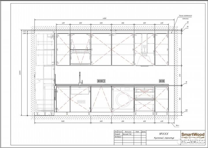 Проектирование мебели в Bazis мебельщик