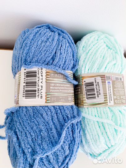 Пряжа махровая Alize Baby Softi Plus. Новая