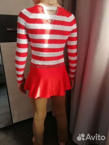 Платье для фигурного катания 128-134 ручная работа