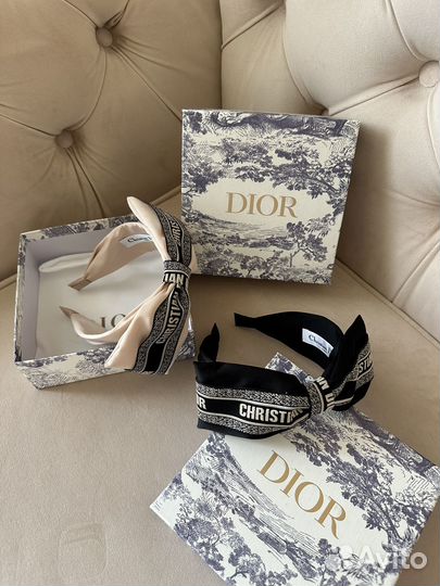 Ободки для волос Dior в коробке