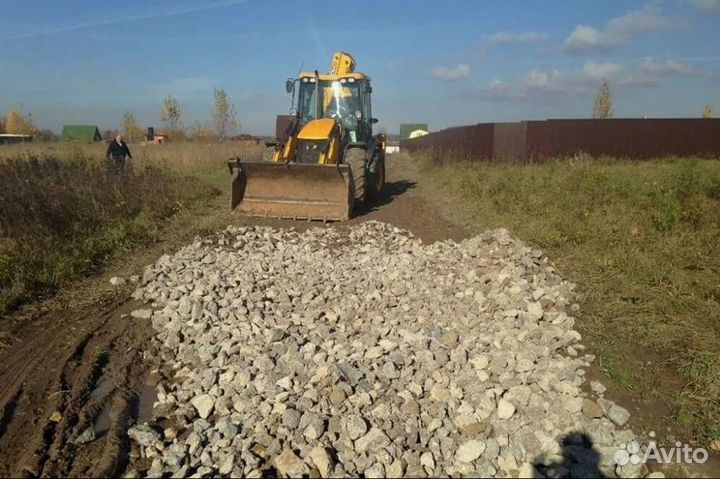 Щебень для дренажа, бетона