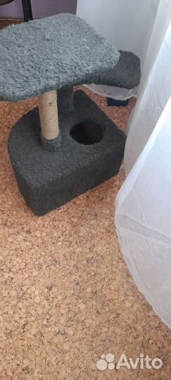Когтеточка домик для кошки бу