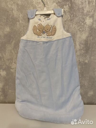 Спальный мешок детский теплый 0-6м