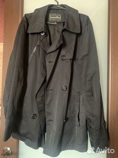 Тренч мужской укороченный