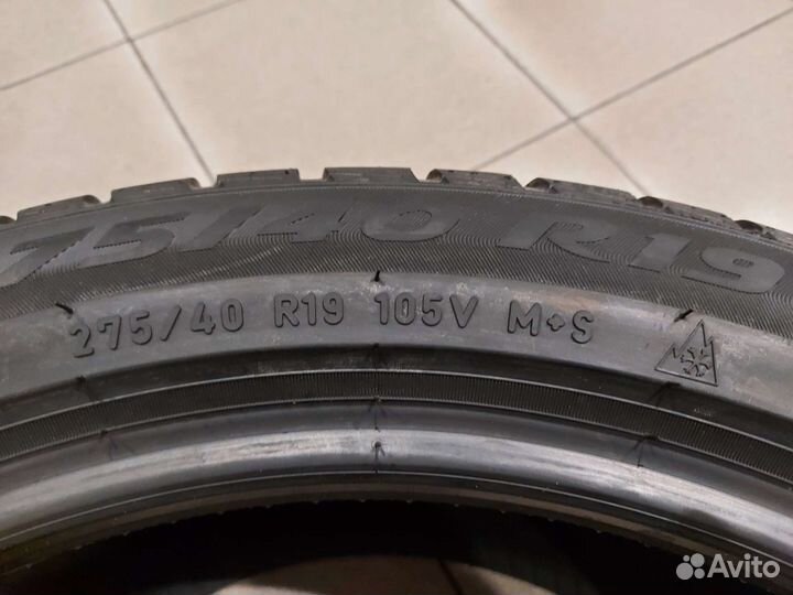 Pirelli Winter Sottozero 3 245/45 R19 и 275/40 R19