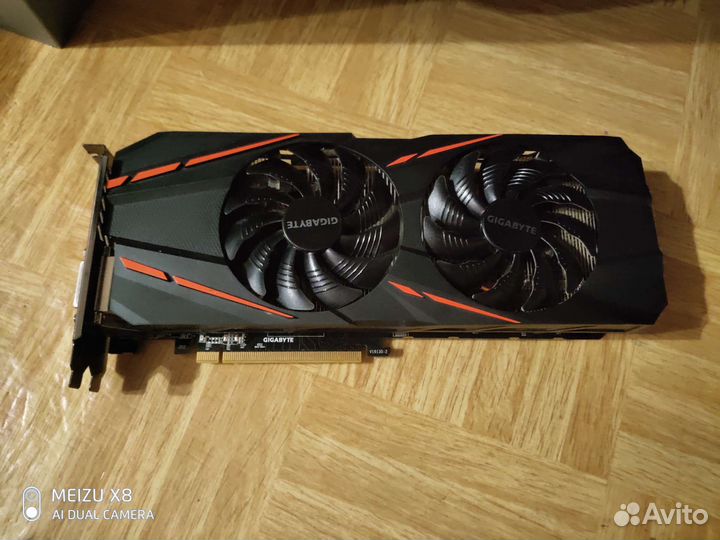 Видеокарта gtx 1060 6gb G1 gaming