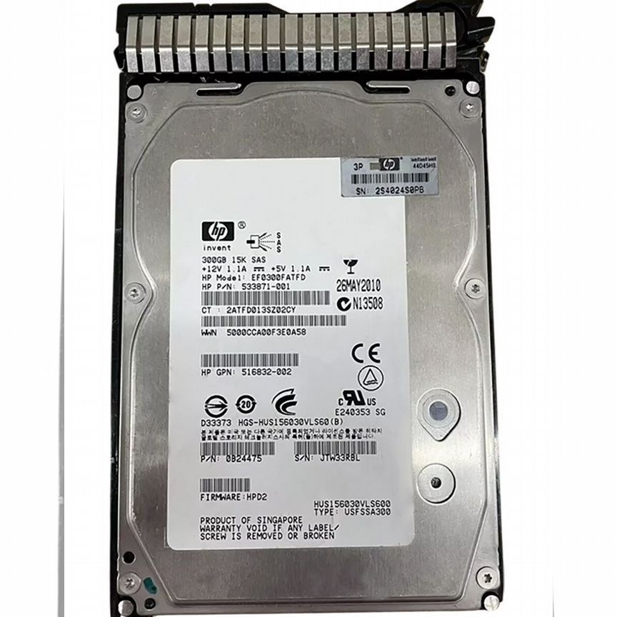 [700937-001] Жесткий Диск Hp 300gb 15000 Sas 3,5" Hd 700937-001