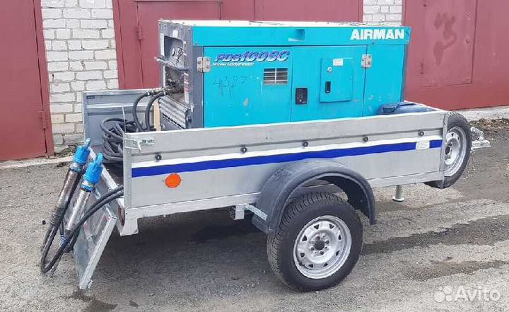 Аренда компрессора с отбойными молотками