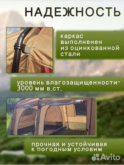 Туристическая палатка Traveltop 1915