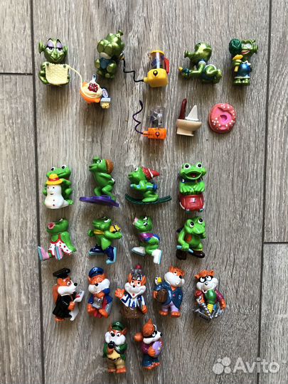 Киндер сюрприз игрушки 90-х