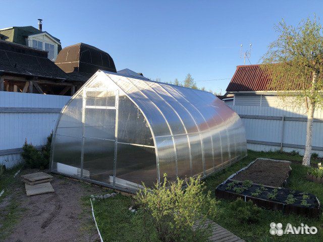 Теплица из поликарбоната 3х6 м. Оцинковка