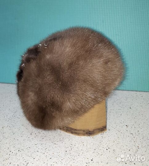 Берет норковый новый