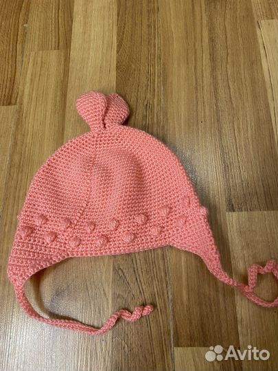 Конверт ручная вязка+шапочка