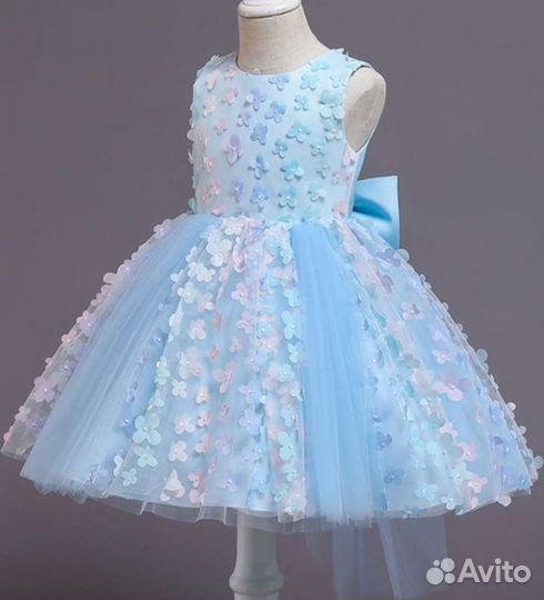 Нарядное платье для девочки р. 104,110,116