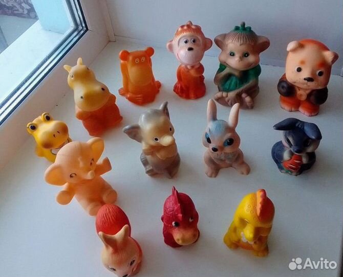 Резиновые игрушки СССР