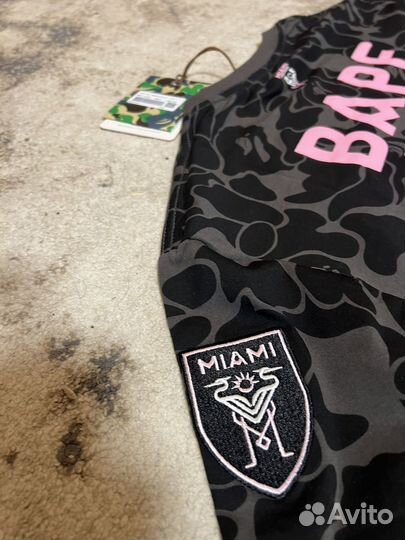 Футболка bape x inter miami черная