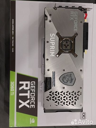 Видеокарта MSI RTX 3060 ti Suprim