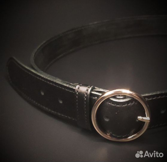 Ремень женский кожаный