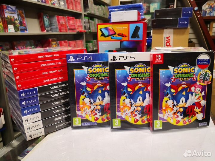 Sonic Origins Plus Day 1 Edition PS4, PS5, Switch