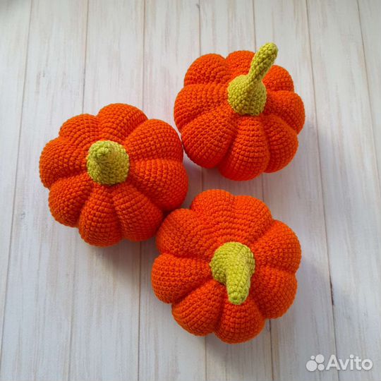 Овощи и фрукты вязаные