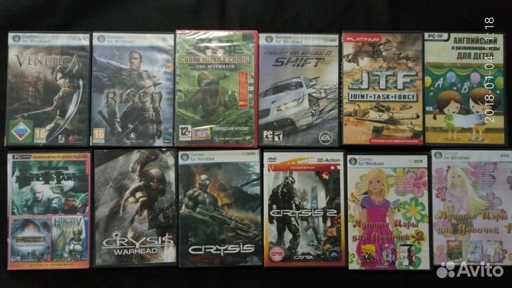 Игровые диски на PC и компьютер
