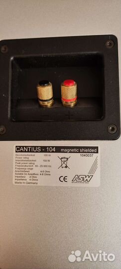 Настенная акустика ASW cantius-104