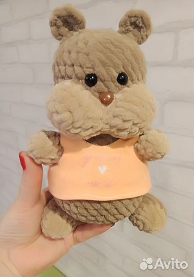 Хомячок вязаный ручной работы