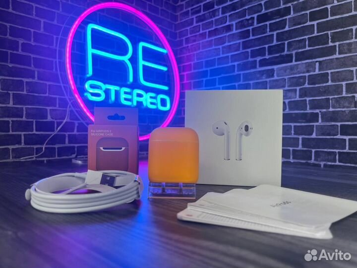 Наушники Apple Airpods 2 + Чехол в Подарок